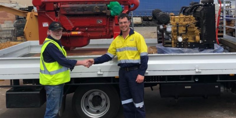 Mader Group donates engines to Thornlie Tafe